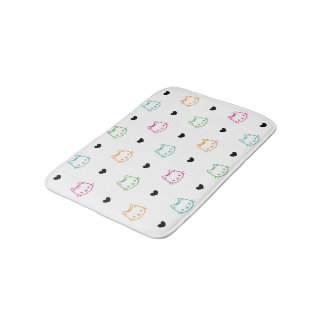 かわいい猫のテーマ バスマット
