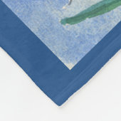 かわいい猫のデザインのフリースブランケット フリースブランケット (角)