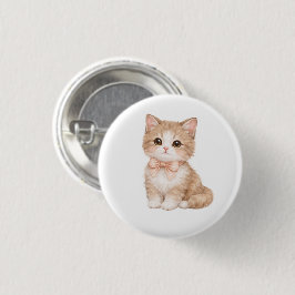 かわいい猫のデザイン - 猫好きへのギフト 缶バッジ
