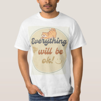 かわいい猫のデザインTシャツ Tシャツ