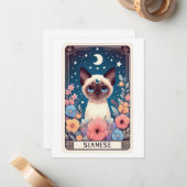 かわいい猫のノートカード ノートカード (正面/裏面インサイチュ)