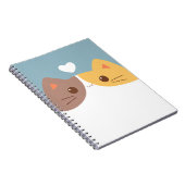 かわいい猫のノート ノートブック (右側)