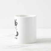 かわいい猫のハグ 愛はあなたと私 コーヒーマグカップ (中央)
