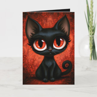 かわいい猫のハロウィンイラスト カード