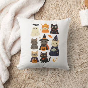 かわいい猫のハロウィンギフト枕 クッション