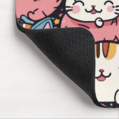 かわいい猫のパッド マウスパッド (コーナー)