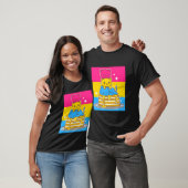 かわいい猫のパンセクシュアルPride Flag LGBTQ Tシャツ (ユニセックス)