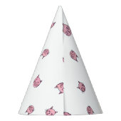 かわいい猫のパーティーの帽子 パーティーハット (裏面)