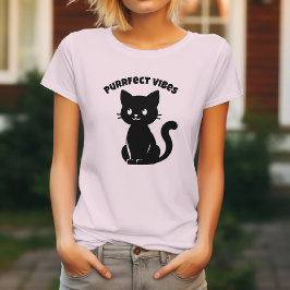 かわいい猫のパーフェクトなビブラ Tシャツ