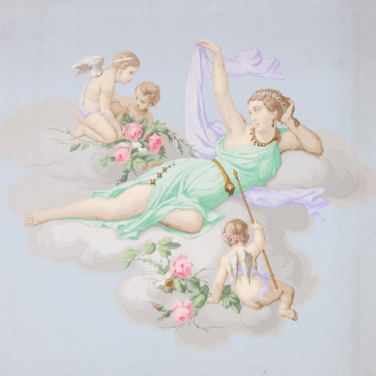 かわいい猫のフラットサンキューカード サンキューカード