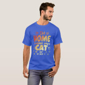 かわいい猫のフレンド Tシャツ (正面フル)