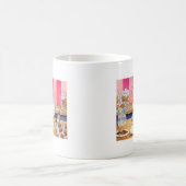 かわいい猫のベーカリーのマグ コーヒーマグカップ (中央)