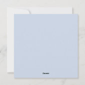 かわいい猫のホリデーカード シーズンカード (裏面)