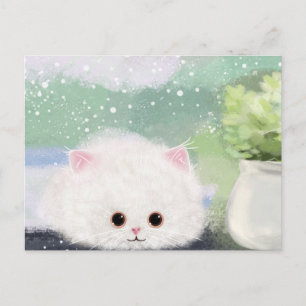 かわいい猫のポストカード ポストカード