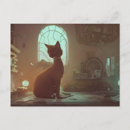 かわいい猫のポストカード ポストカード (正面)