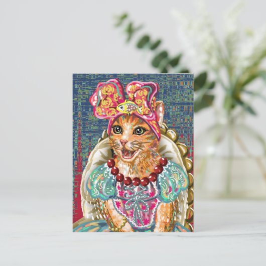 かわいい猫のポストカード ポストカード (スタンド正面)