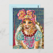 かわいい猫のポストカード ポストカード (正面/裏面)