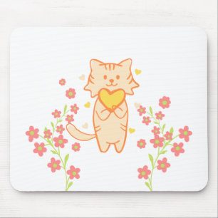 かわいい猫のマウスパッド マウスパッド