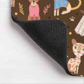 かわいい猫のマウスパッド マウスパッド (コーナー)