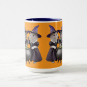 かわいい猫のマクベス・ハロウィンマグ マグカップ (中央)