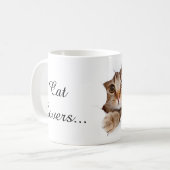 かわいい猫のマグカップ コーヒーマグカップ (正面左)