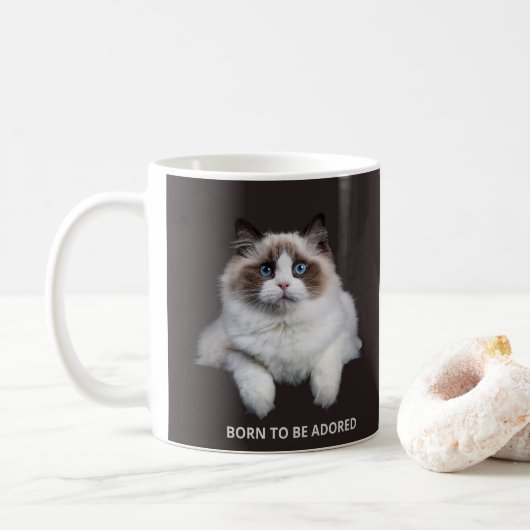 かわいい猫のマグカップ コーヒーマグカップ (ドーナツ)