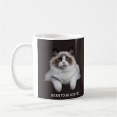 かわいい猫のマグカップ コーヒーマグカップ (左)