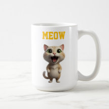 かわいい猫のマグカップ