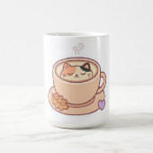 かわいい猫のマグカップ コーヒーマグカップ (中央)
