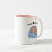 かわいい猫のマグカップ ツートーンマグカップ (正面右)