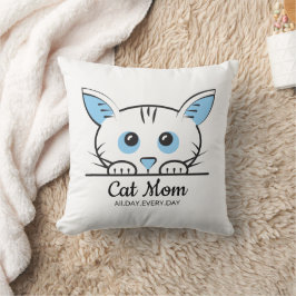 かわいい猫のママスローピロー クッション