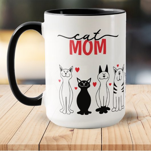 かわいい猫のマママグ マグカップ