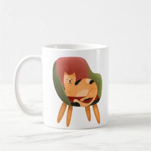 かわいい猫のママ名 コーヒーマグカップ