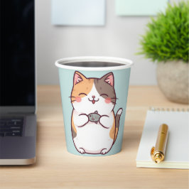 かわいい猫のママ 猫好き ギフト  紙コップ