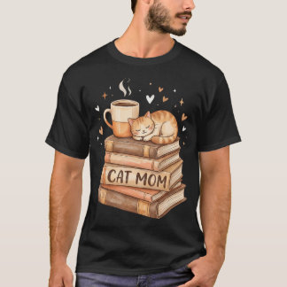 かわいい猫のママ 赤茶猫 ねこ好きのためのグッズ Tシャツ