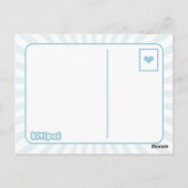 かわいい猫のミルクパック ポストカード (裏面)