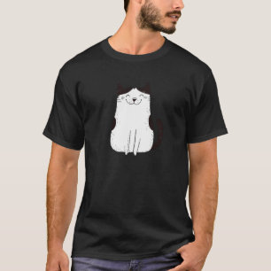 かわいい猫のモチーフTシャツ、涼しい猫のかわいい絵 1 Tシャツ