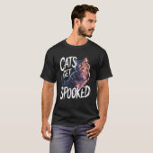 かわいい猫のユーモアデザイン Tシャツ (正面フル)