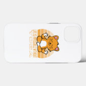 かわいい猫のヨガ。面白いヨガの名言 Case-Mate iPhoneケース (裏面 (横))