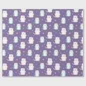 かわいい猫のラッピング紙 ラッピングペーパー (フラット)