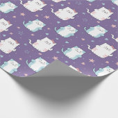 かわいい猫のラッピング紙 ラッピングペーパー (角)