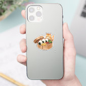 かわいい猫のランチボックス – 可愛い子猫の弁当 シール (スマートフォン)