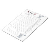 かわいい猫のリスト行くメモ帳 ノートパッド (アングル)