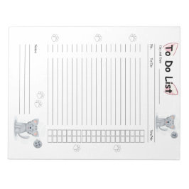 かわいい猫のリスト行くメモ帳 ノートパッド