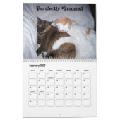 かわいい猫の写真とおもしろいことわざ カレンダー (2月 2027)