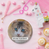 かわいい猫の写真をアップロード ペーパープレート (パーティー)