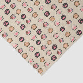 かわいい猫の前足の柄 薄葉紙 (詳細)