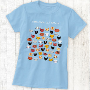 かわいい猫の助パーソナライズされたけ Tシャツ