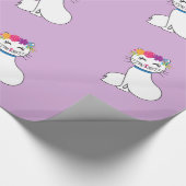 かわいい猫の包み紙 ラッピングペーパー (角)