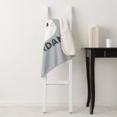 かわいい猫の名パーソナライズされた前 シェルパブランケット (インサイチュ)